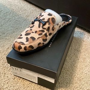 VICI Leopard Print Mules